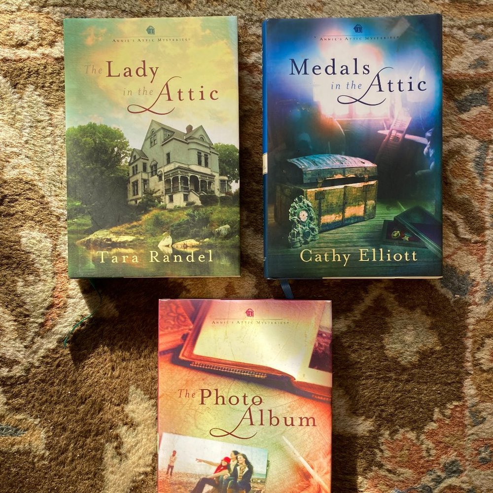 EUC Annie's Attic Mysteries Series LOT 3 Hard Cover Books